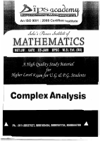 (005) Complex analysis notes .pdf